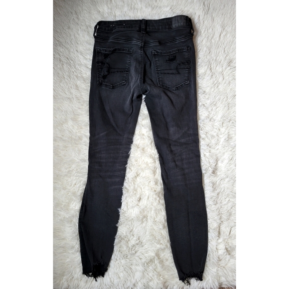 American Eagle Distressed Black Jeans❤️ - Picture 5 of 8